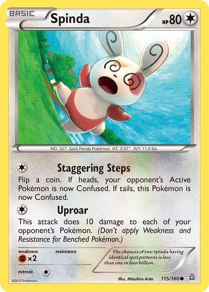 Spinda (115/160) [XY: Primal Clash] | Gear Gaming Fayetteville