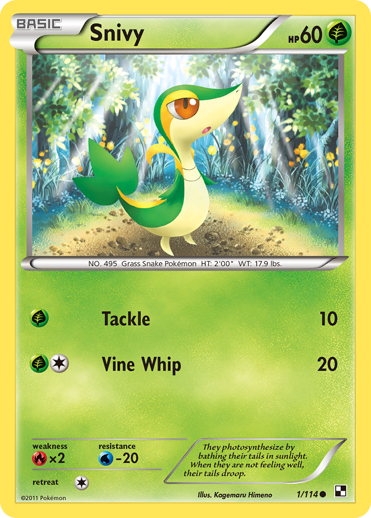 Snivy (1/114) [Black & White: Base Set] | Gear Gaming Fayetteville