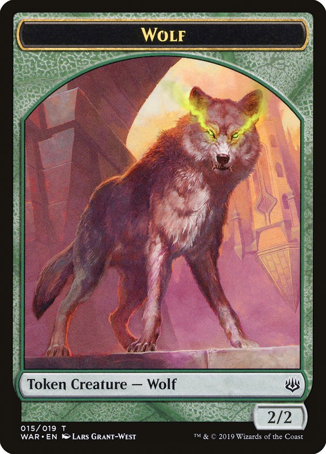 Wolf Token [War of the Spark Tokens] | Gear Gaming Fayetteville