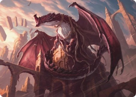 Velomachus Lorehold Art Card [Strixhaven: School of Mages Art Series] | Gear Gaming Fayetteville