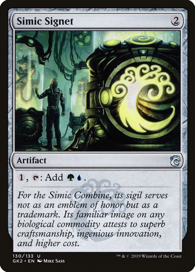 Simic Signet [Ravnica Allegiance Guild Kit] | Gear Gaming Fayetteville