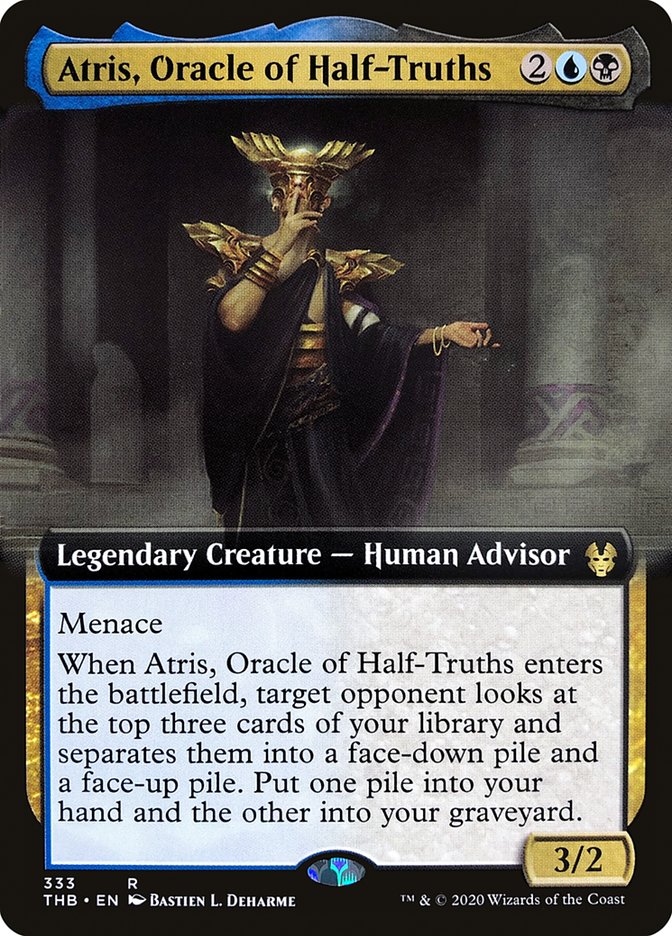 Atris, Oracle of Half-Truths (Extended Art) [Theros Beyond Death] | Gear Gaming Fayetteville