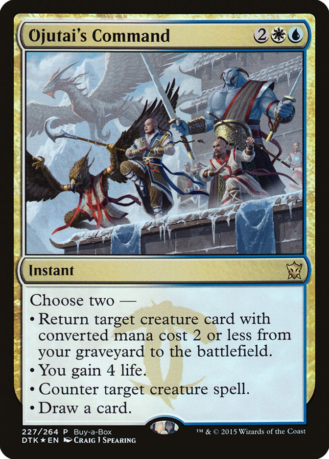 Ojutai's Command (Buy-A-Box) [Dragons of Tarkir Promos] | Gear Gaming Fayetteville