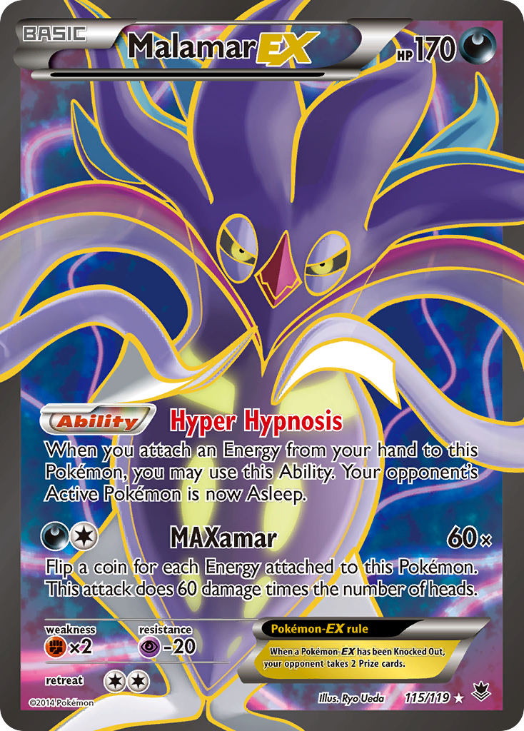 Malamar EX (115/119) [XY: Phantom Forces] | Gear Gaming Fayetteville