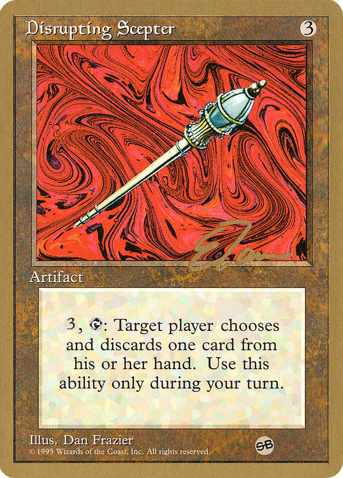 Disrupting Scepter (Eric Tam) (SB) [Pro Tour Collector Set] | Gear Gaming Fayetteville