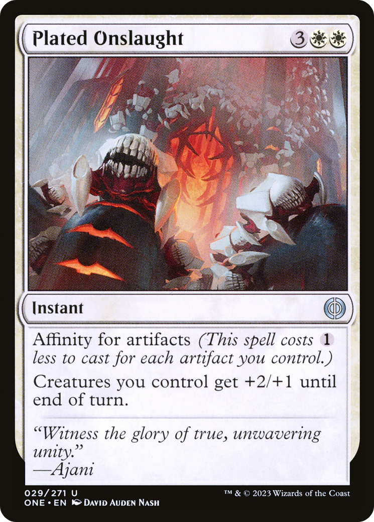 Plated Onslaught [Phyrexia: All Will Be One] | Gear Gaming Fayetteville