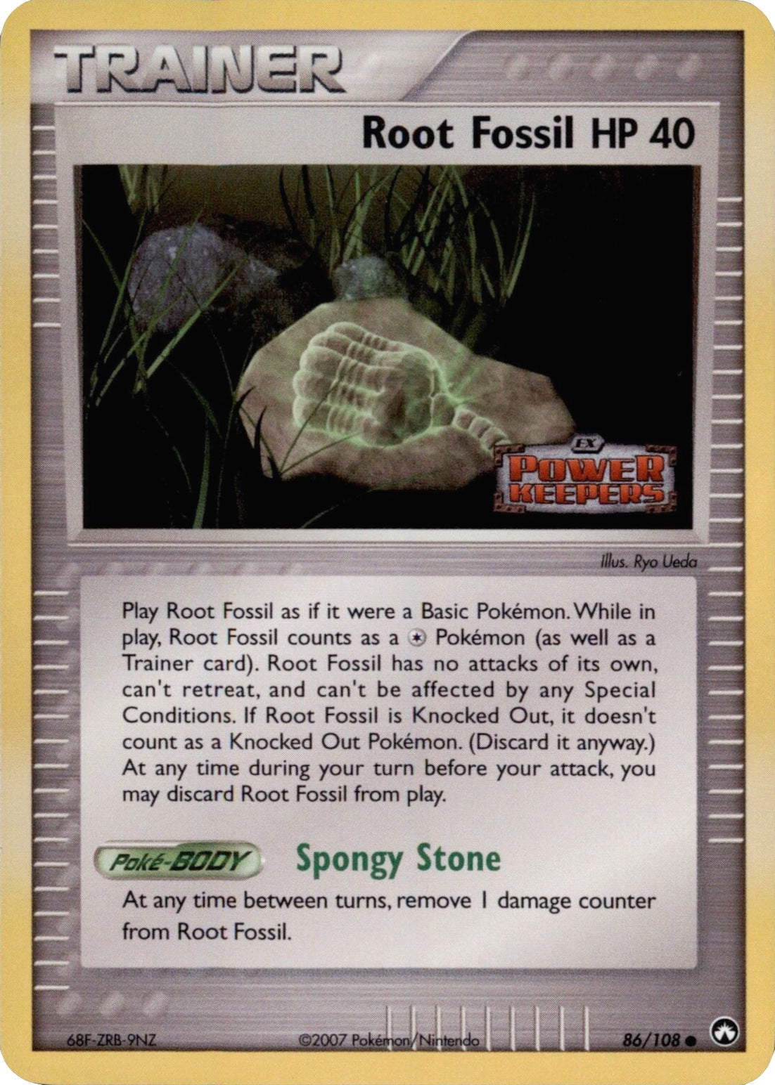 Root Fossil (86/108) (Stamped) [EX: Power Keepers] | Gear Gaming Fayetteville