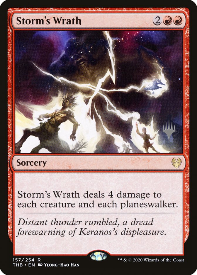 Storm's Wrath (Promo Pack) [Theros Beyond Death Promos] | Gear Gaming Fayetteville