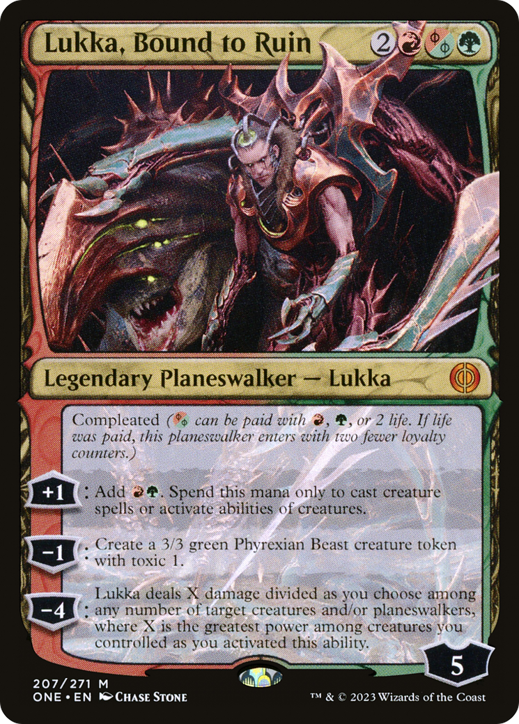 Lukka, Bound to Ruin [Phyrexia: All Will Be One] | Gear Gaming Fayetteville