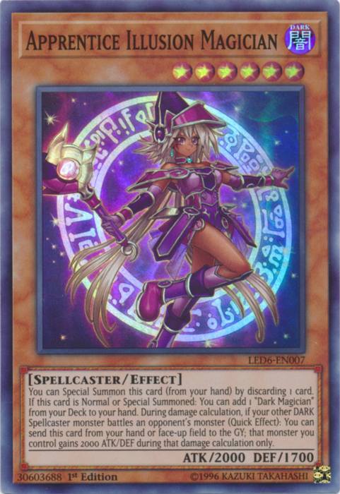 Apprentice Illusion Magician [LED6-EN007] Super Rare | Gear Gaming Fayetteville