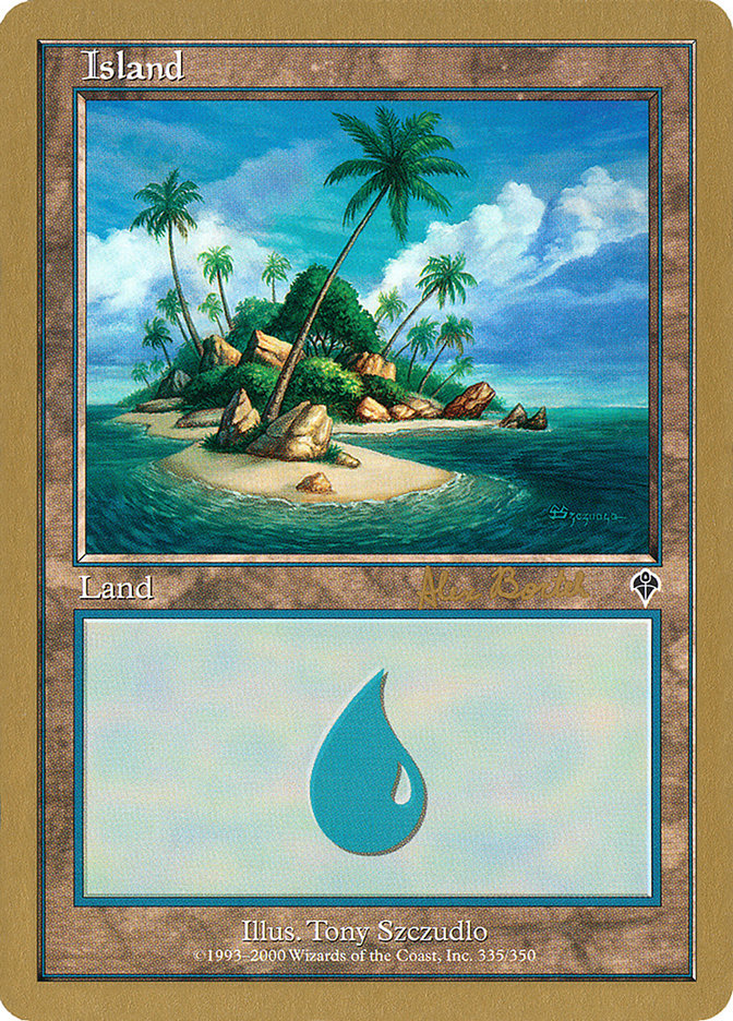 Island (ab335b) (Alex Borteh) [World Championship Decks 2001] | Gear Gaming Fayetteville