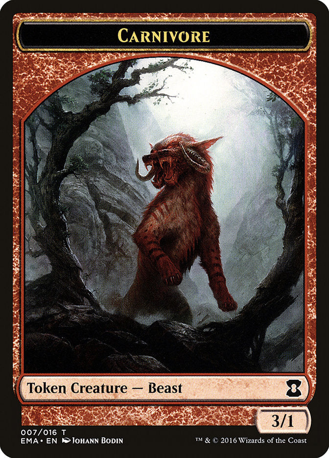 Carnivore Token [Eternal Masters Tokens] | Gear Gaming Fayetteville