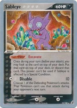 Sableye (10/100) (Intimidation - Tristan Robinson) [World Championships 2008] | Gear Gaming Fayetteville