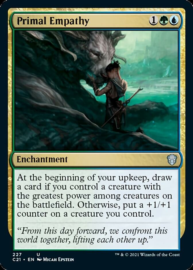 Primal Empathy [Commander 2021] | Gear Gaming Fayetteville