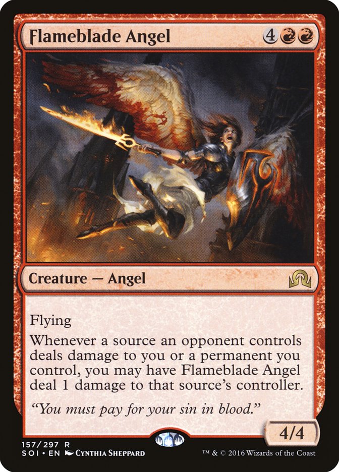 Flameblade Angel [Shadows over Innistrad] | Gear Gaming Fayetteville