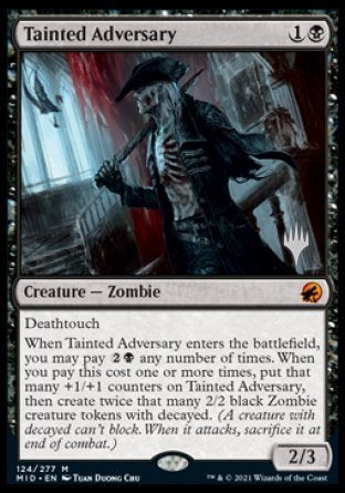 Tainted Adversary (Promo Pack) [Innistrad: Midnight Hunt Promos] | Gear Gaming Fayetteville