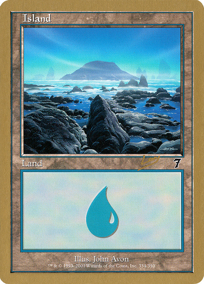 Island (rl334) (Raphael Levy) [World Championship Decks 2002] | Gear Gaming Fayetteville