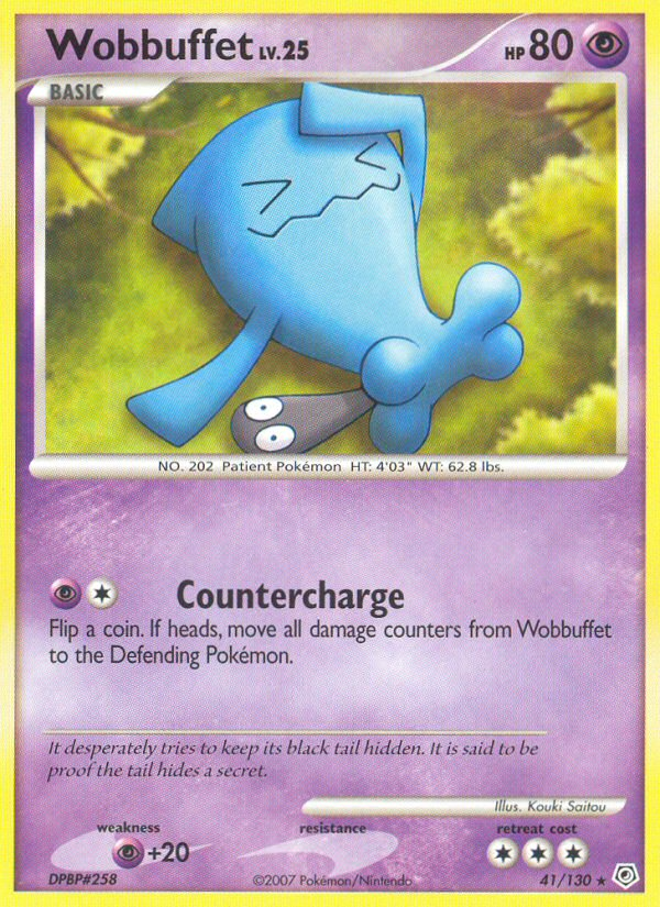 Wobbuffet (41/130) [Diamond & Pearl: Base Set] | Gear Gaming Fayetteville