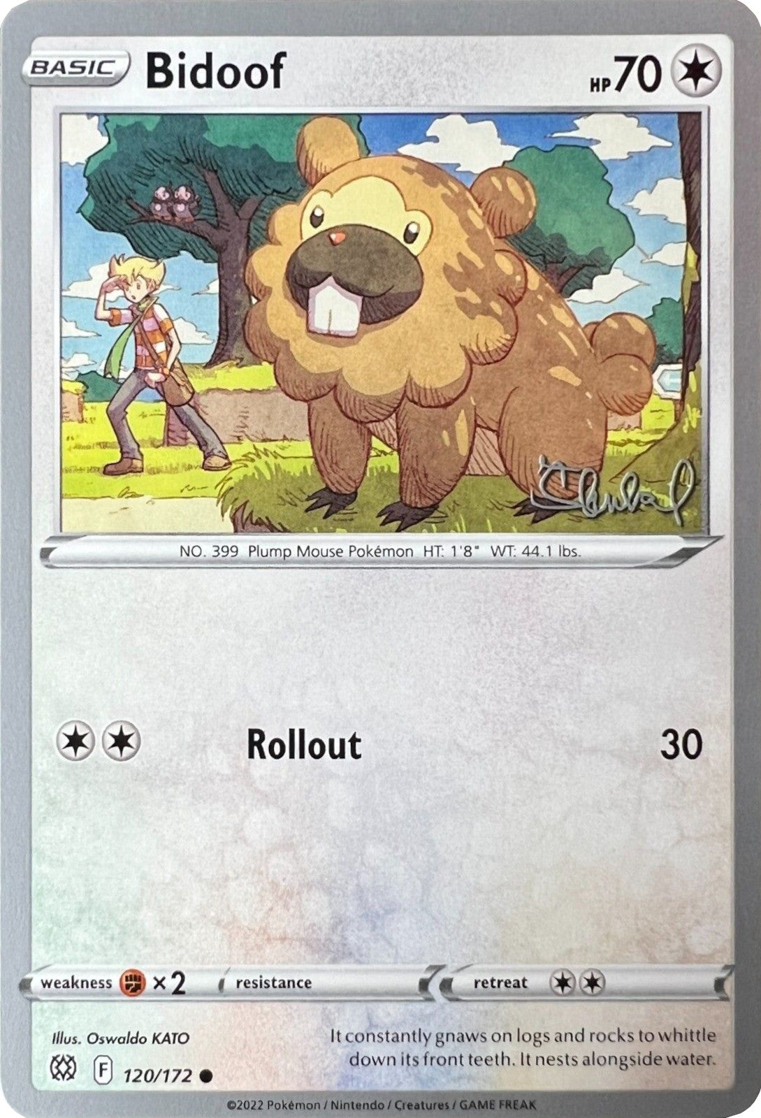 Bidoof (120/172) (ADP - Ondrej Skubal) [World Championships 2022] | Gear Gaming Fayetteville