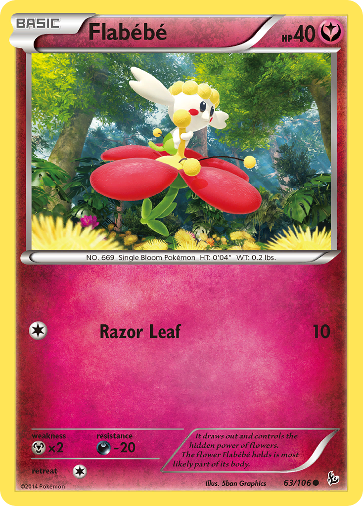 Flabebe (63/106) [XY: Flashfire] | Gear Gaming Fayetteville