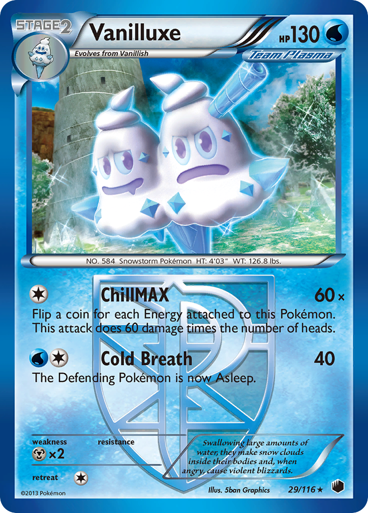 Vanilluxe (29/116) [Black & White: Plasma Freeze] | Gear Gaming Fayetteville