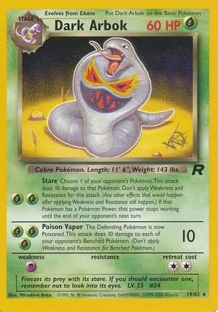 Dark Arbok (19/82) (W Stamped Promo) [Team Rocket Unlimited] | Gear Gaming Fayetteville