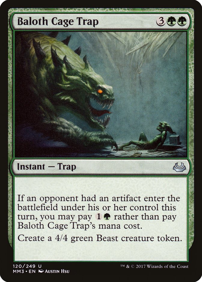 Baloth Cage Trap [Modern Masters 2017] | Gear Gaming Fayetteville