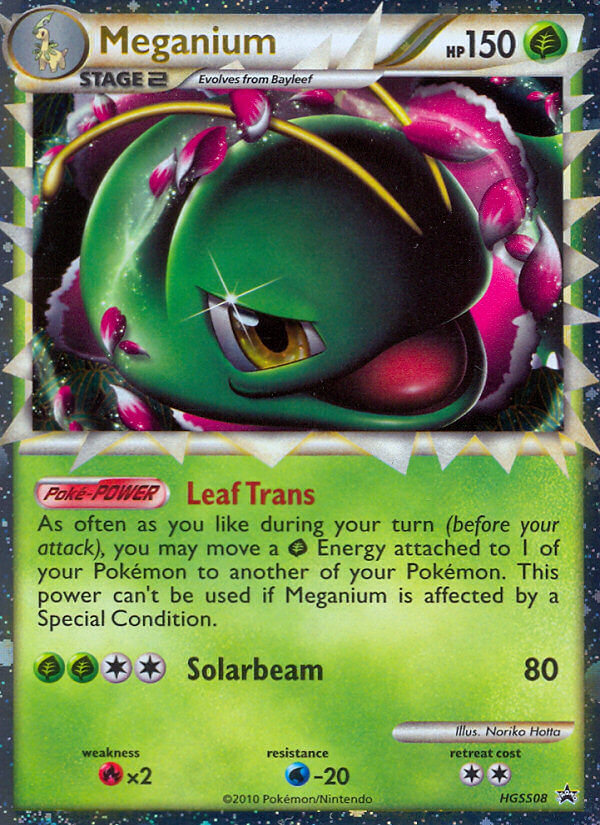 Meganium (HGSS08) [HeartGold & SoulSilver: Black Star Promos] | Gear Gaming Fayetteville