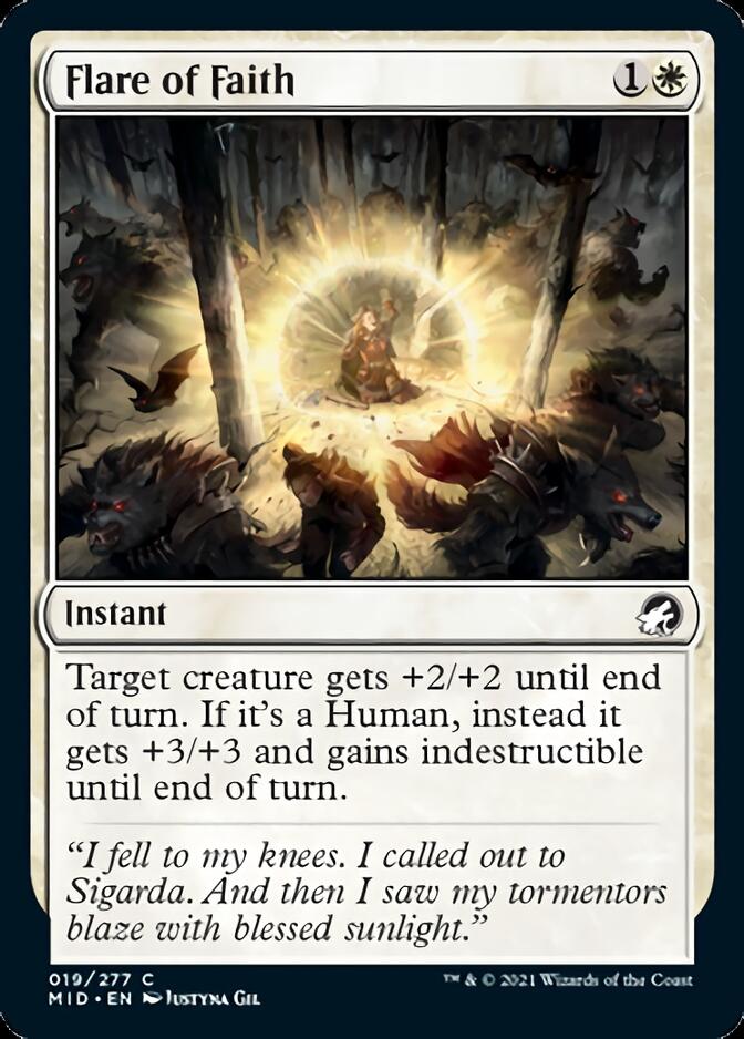 Flare of Faith [Innistrad: Midnight Hunt] | Gear Gaming Fayetteville