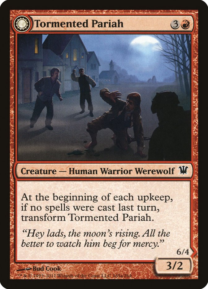 Tormented Pariah // Rampaging Werewolf [Innistrad] | Gear Gaming Fayetteville