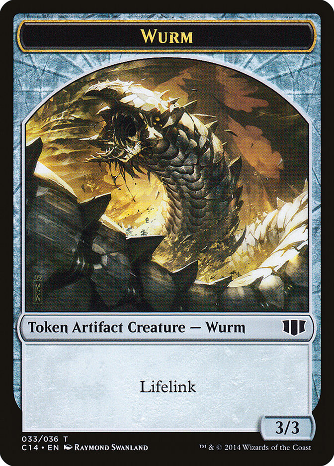 Wurm (033/036) // Goat Double-Sided Token [Commander 2014 Tokens] | Gear Gaming Fayetteville