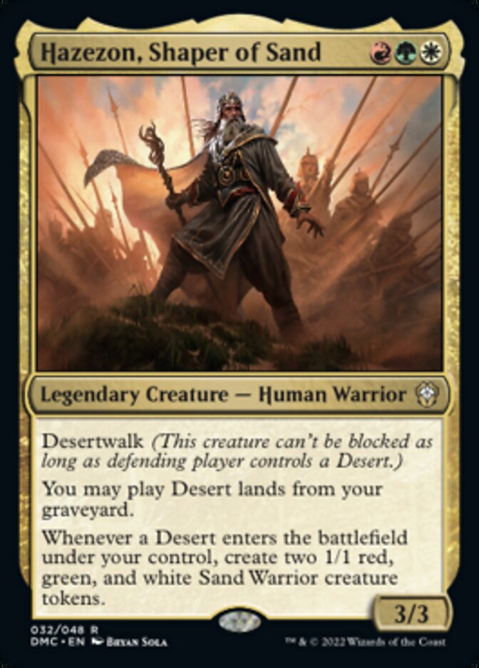 Hazezon, Shaper of Sand [Dominaria United Commander] | Gear Gaming Fayetteville