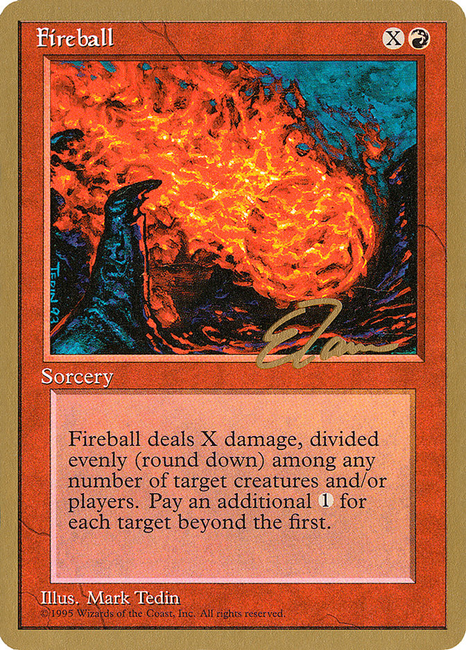 Fireball (Eric Tam) [Pro Tour Collector Set] | Gear Gaming Fayetteville