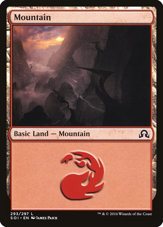 Mountain (293) [Shadows over Innistrad] | Gear Gaming Fayetteville