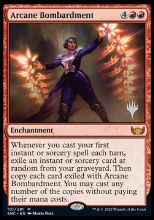 Arcane Bombardment (Promo Pack) [Streets of New Capenna Promos] | Gear Gaming Fayetteville