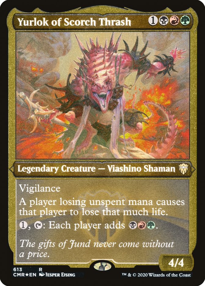 Yurlok of Scorch Thrash (Etched) [Commander Legends] | Gear Gaming Fayetteville