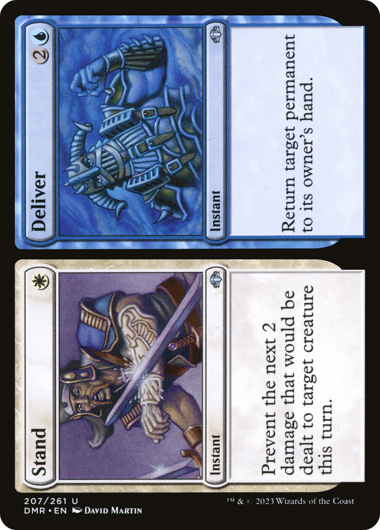 Stand // Deliver [Dominaria Remastered] | Gear Gaming Fayetteville