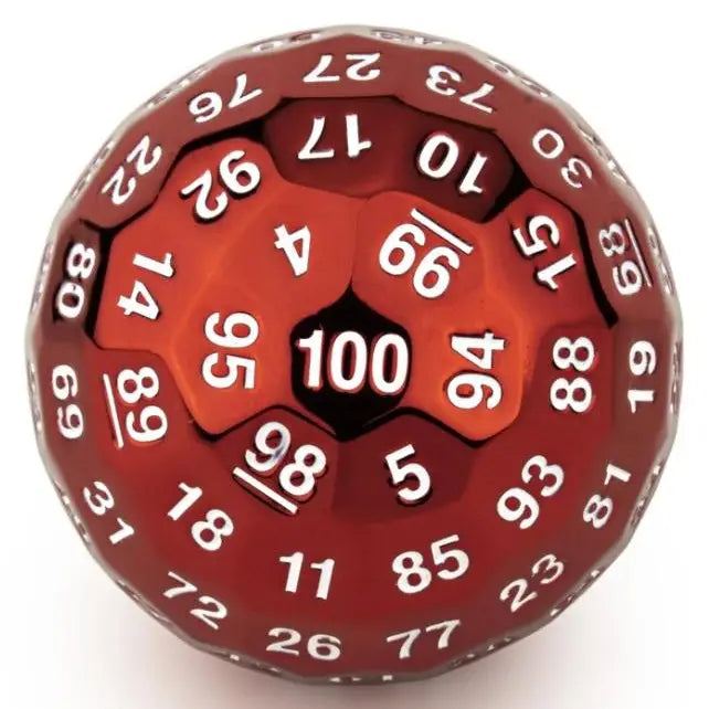 Titan's Fist Metal D100 - Red | Gear Gaming Fayetteville