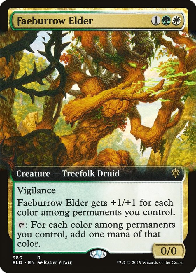 Faeburrow Elder (Extended Art) [Throne of Eldraine] | Gear Gaming Fayetteville