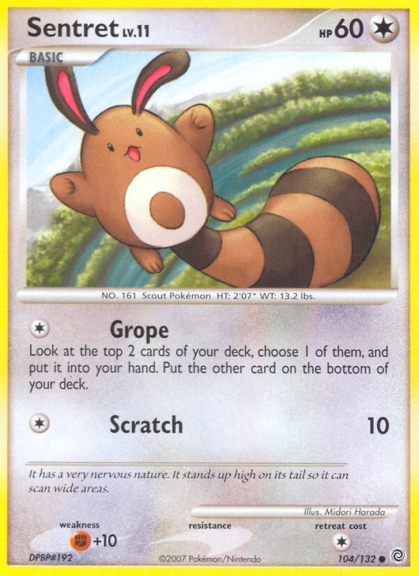 Sentret (104/132) [Diamond & Pearl: Secret Wonders] | Gear Gaming Fayetteville