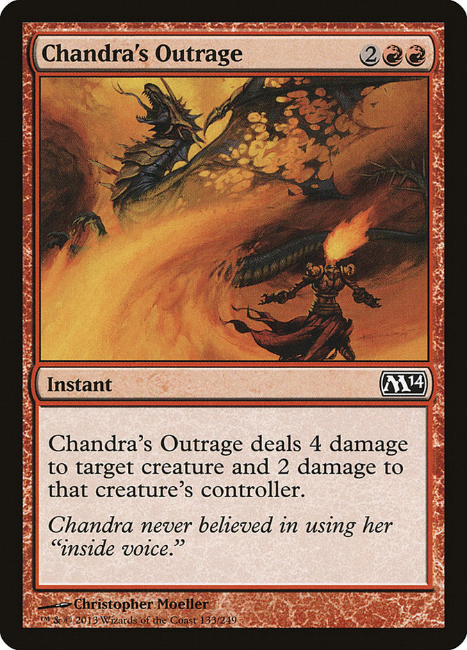 Chandra's Outrage [Magic 2014] | Gear Gaming Fayetteville