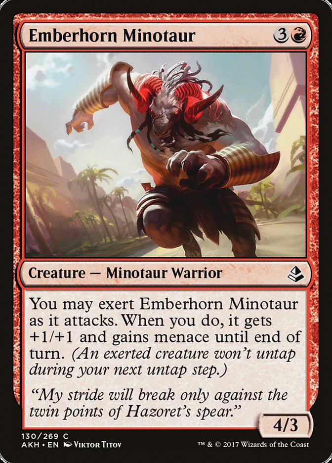 Emberhorn Minotaur [Amonkhet] | Gear Gaming Fayetteville