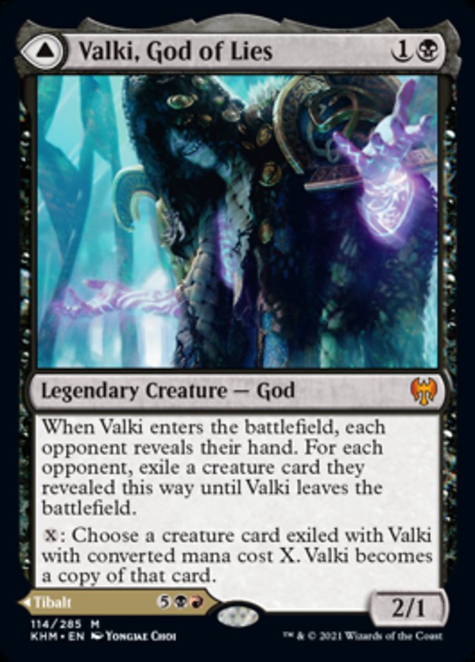 Valki, God of Lies // Tibalt, Cosmic Impostor [Kaldheim] | Gear Gaming Fayetteville