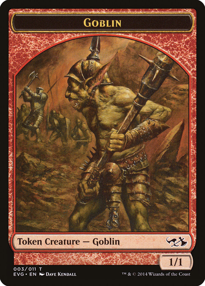 Goblin Token (Elves vs. Goblins) [Duel Decks Anthology Tokens] | Gear Gaming Fayetteville