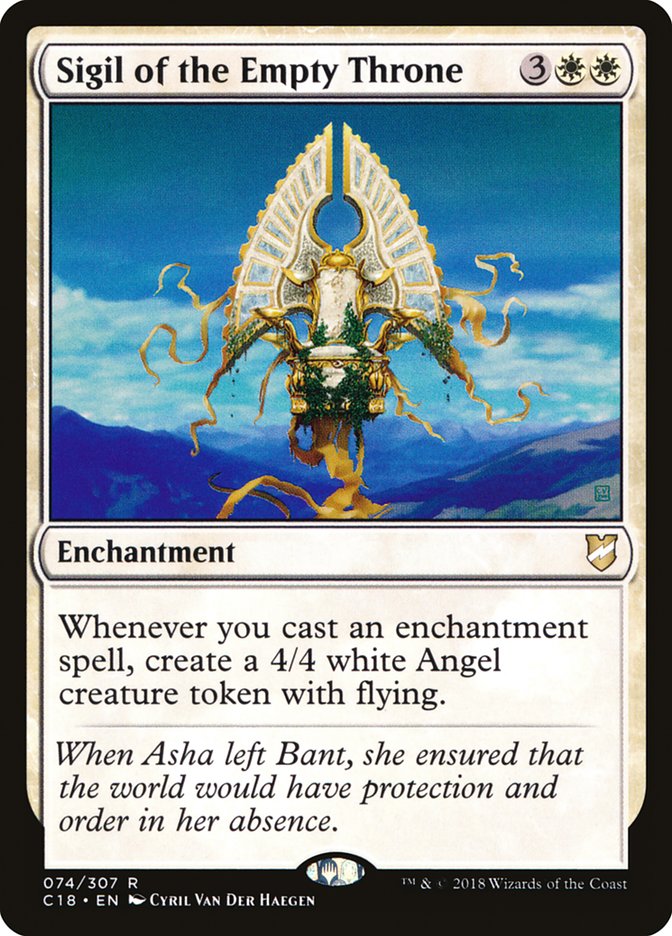 Sigil of the Empty Throne [Commander 2018] | Gear Gaming Fayetteville