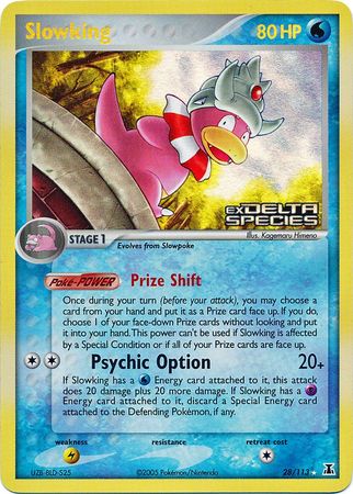 Slowking (28/113) (Stamped) [EX: Delta Species] | Gear Gaming Fayetteville