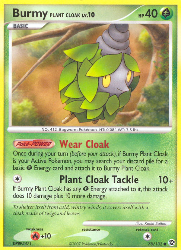 Burmy Plant Cloak (78/132) [Diamond & Pearl: Secret Wonders] | Gear Gaming Fayetteville