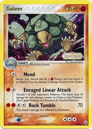 Golem (6/92) (Stamped) [EX: Legend Maker] | Gear Gaming Fayetteville