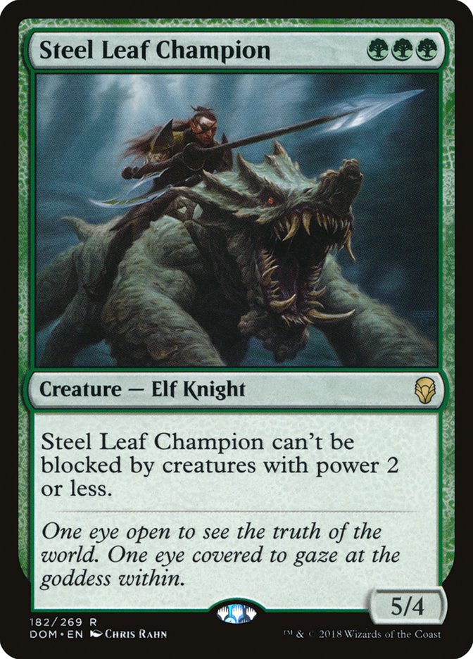 Steel Leaf Champion [Dominaria] | Gear Gaming Fayetteville