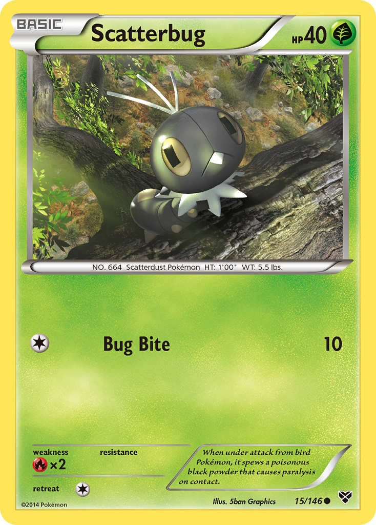 Scatterbug (15/146) [XY: Base Set] | Gear Gaming Fayetteville